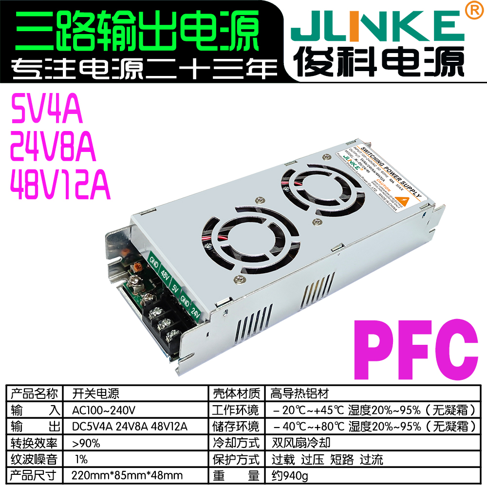5V4A/24V8A/48V12A